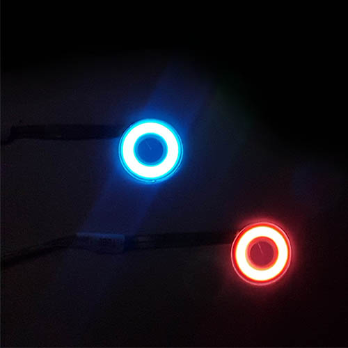 glowing el panel hoop ring for detroit become human cosplay