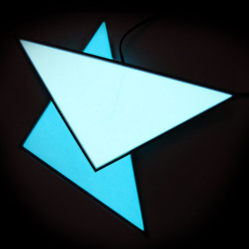Glowing triangles
