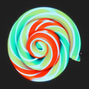 glowing candy swirl