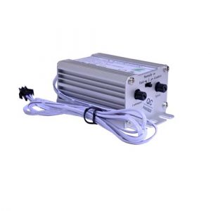 A4 12V powered driver. Can be used with multiple 12V power sources.