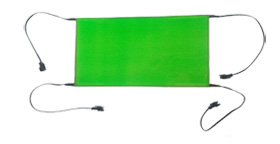 EL Panel 15x40cm glowing shape