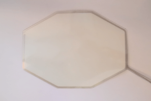 gif showing octagon EL Panel lit and unlit